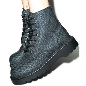DRAGON SCALE KHALEESI COMBAT BOOTS FROM T.U.K.